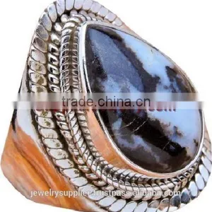 Design Rainbow Moonstone Ring Gemstone Jewelry 925 Sterling Silver Jewellery Wholesaler Rings thumbnail-5