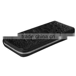 2016 Crocodile Leather Wallet Wallet With Mobile Phone Holder Violet Purse Wallet thumbnail-3
