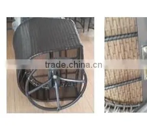 Weatherproof and Fireproof Rattan Garden Cheap Swivel Chair thumbnail-2