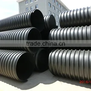 Direct Factory pe Steel Belt Reinforced Corrugated Pipe Price thumbnail-5