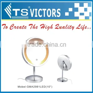LED Makeup Mirror Cosmetic Mirror With Led Light Tabletop Make-up Mirror With Light thumbnail-1