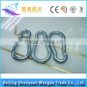 Customized Promotional Gift Locking Aluminum Carabiner Metal Carabiner Hook thumbnail-1
