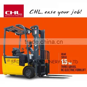 2014 CHL New 1.5 Ton Mini Forklift Narrow Aisle Electric Forklift For Narrow Road Warehouse thumbnail-1