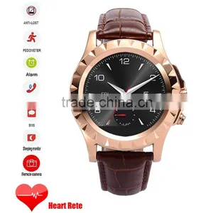 2016 Bluetooth Android Smart Watch Health Wrist Watches Men Support Heart Rate Monitor thumbnail-2