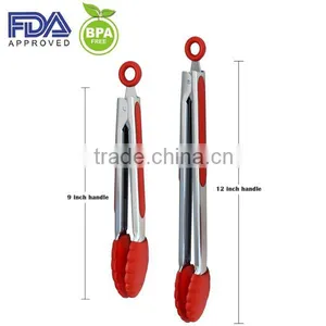 Silicone Small Kitchen Food Tong, Bread Tongs, Mini Food Tongs Best Seller thumbnail-4
