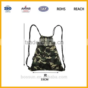 Promotional Custom Printed String Bag Sport Drawstring Bag for GYM thumbnail-1