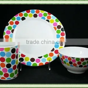Dot Design Dinner Set Dinner Set thumbnail-1