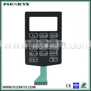 New Design Non Tactile Membrane Panel With Glossy Graphic Overlay for Locks thumbnail-1