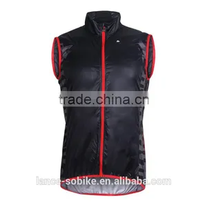 Cycling Wear Convenient Custom Logo Windproof Cycling Vest thumbnail-4