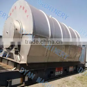 10 Tons Waste Tyre Pyrolysis Plant Low Price thumbnail-1