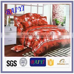 70gsm Brushed 100% Polyester Bedsheet Fabric With Flora Pigment Printing for Home Textile/polyester Fabric to Brazil thumbnail-3
