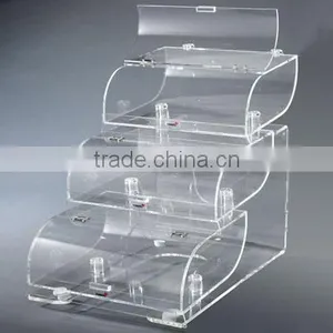 Frosted Acrylic Lockable Candy Box thumbnail-1