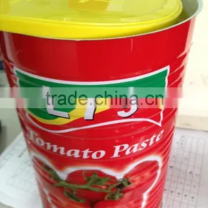 Top Quality Manufacturer Natural Canned China Tomato Paste 4.5kg 4500g Color Printed Tin Factory Double Concentrated thumbnail-1