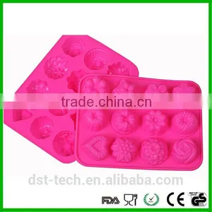 Christmas Hot Sale 12 Cups Mini Silicone Cake Mold/silicon Bakeware thumbnail-3