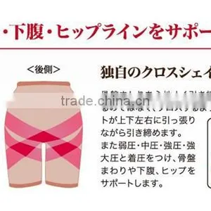 Dress Up Pelvis Fit Spats Beige LL-3L Made in China Compression Underwear Abdomen and Pelvis thumbnail-3