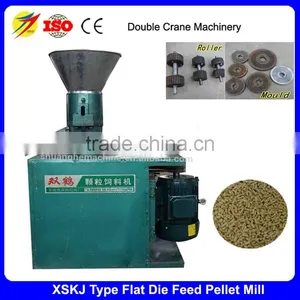 Small Flat Die Feed Pellet Machine Chicken Farm Pellet Mill thumbnail-1