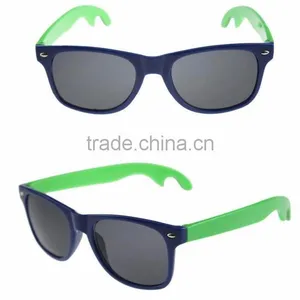 2017 Latest New Custom Logo Promotional Fashion Bottle Opener Sunglasses thumbnail-3