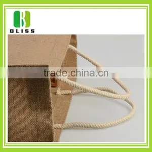 Hot Sales For Promotion Customized Logo Low Cost Jute Bag thumbnail-4
