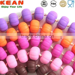 Navajo White DimGray Use Necklaces Have a Breakaway Clasp Silicone Bead Teething thumbnail-3