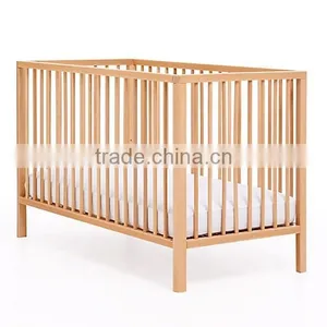 120x60cm Mattress Europe New Born Wooden Baby Bed thumbnail-1