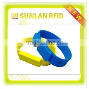 Silicone Bracelet USB Flash Memory Wrist Band (SL-1001) thumbnail-1