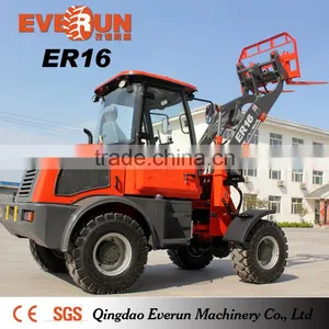Everun Brand New ER16 Aticulated Mini Wheel Loader For Sale thumbnail-6