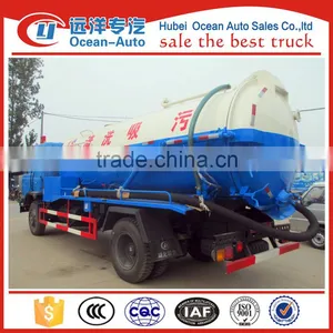 Dongfeng 8cbm Vacuum Sewage Truck Pump for Sale thumbnail-3