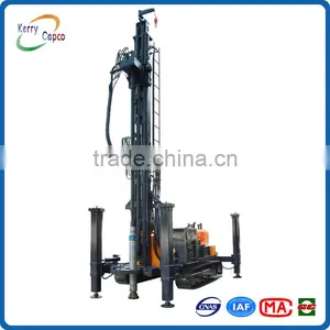 KW400 250m Depth 110 ~ 273mm Diameter Crawler Mounted Multifunctional Geothermal Water Well Drilling Rig thumbnail-1