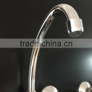 Double Handle Brass ZNIC Kitchen Faucet thumbnail-3
