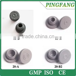 Hot Sale Different Kinds of Butyl Rubber Stoppers for Injection Vials thumbnail-1
