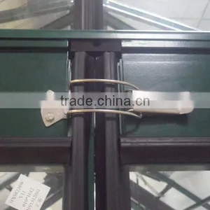 Low Cost Galvanized Steel Frame 4mm Tempered Glass Greenhouse HX98 Series thumbnail-5