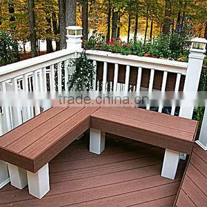 2015 Outdoor Waterproof Wooden Plastic Composite WPC Garden Bench /outdoor Furniture thumbnail-5