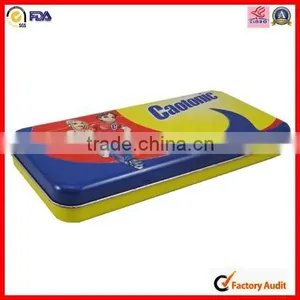 Professional Custom Rectangle Pen Metal Tin Box thumbnail-1