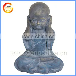 Sitting Monk Figurine thumbnail-2