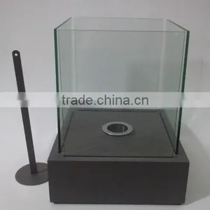 Square Fireplace Insert Burner With Tempered Glass,metal Box Fireplace thumbnail-1