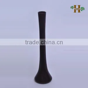 60cm Tall Colored Single Flower Glass Vase, Handblown Thin Office Table Use Flower Fork thumbnail-2