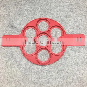 7 Holes Making Perfectly Shaped Pancakes Silicone Pancake Molds Without the Mess thumbnail-1