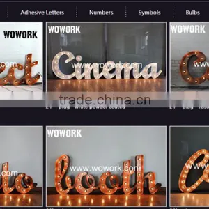 Metal Sign by Design LED Letters Waterproof and Long Working Life thumbnail-5