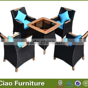 German New Modern Cheap Indoor Rattan Dining Furniture thumbnail-1