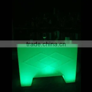Straight Bar Counter With LED Lighting Rectangle LED Bar Counter thumbnail-6