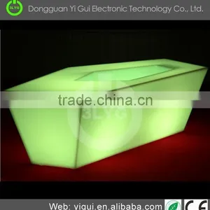 LED Outdoor Solar Round Bar Table for Wedding, Party thumbnail-1