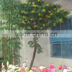 Home Garden Edging Decorative 5ft to 16ft Height Outdoor Artificial Green Plastic Palm Trees EDS06 0840 thumbnail-2