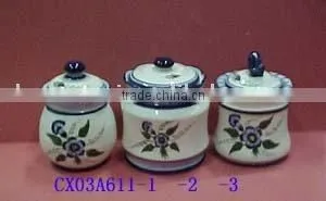 Porcelain Blue and White Container thumbnail-1