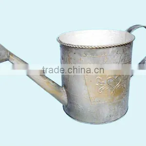 Antique Watering Cans, Heart Design Made of Metal Iron. thumbnail-1