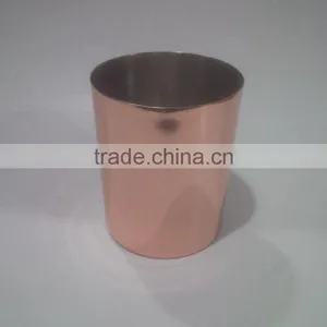 Steel Votive in Copper Finish and Steel Colour Inside thumbnail-1