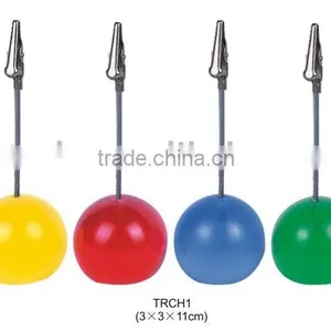 Round Ball Shaped Name Card Holder/memo Holder/paper Holder/memo Clip thumbnail-1