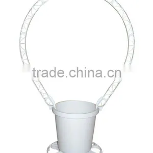 White Plastic Furneral Basket Container thumbnail-1