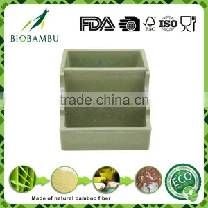 Factory Directly Provide Green Lifestyle Pretty Design Bamboo Pen Container thumbnail-3