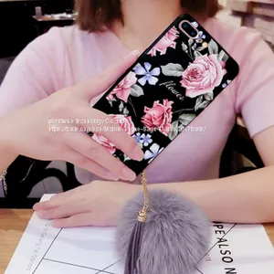 Soft Tpu Cell Phone Cover Case Silicone Mobile Phone Cases for IPhone7/7Plus/6/6s/6plus/6splus Fluffy Ball Housing Shell thumbnail-2