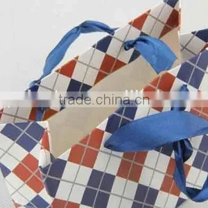 Foldable Gift Bag With Diamond Pattern/ Shopping Bag thumbnail-4